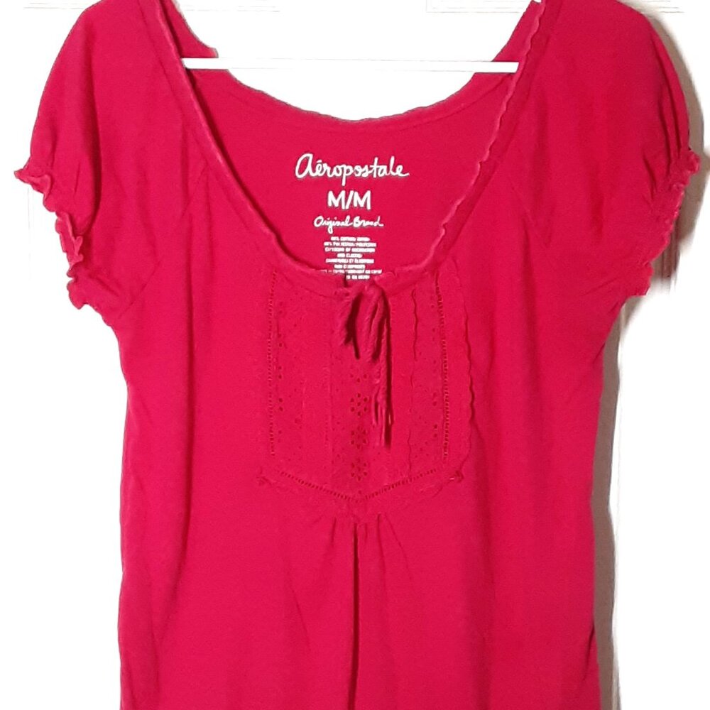 Aeropostale Woman's top Size MEDIUM, pink, Spring/Summer wear.